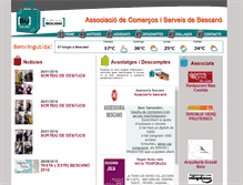 Tablet Screenshot of esboesdebescano.cat